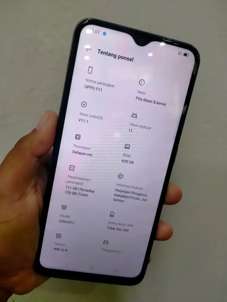HP OPPO F11 RAM 4/128GB