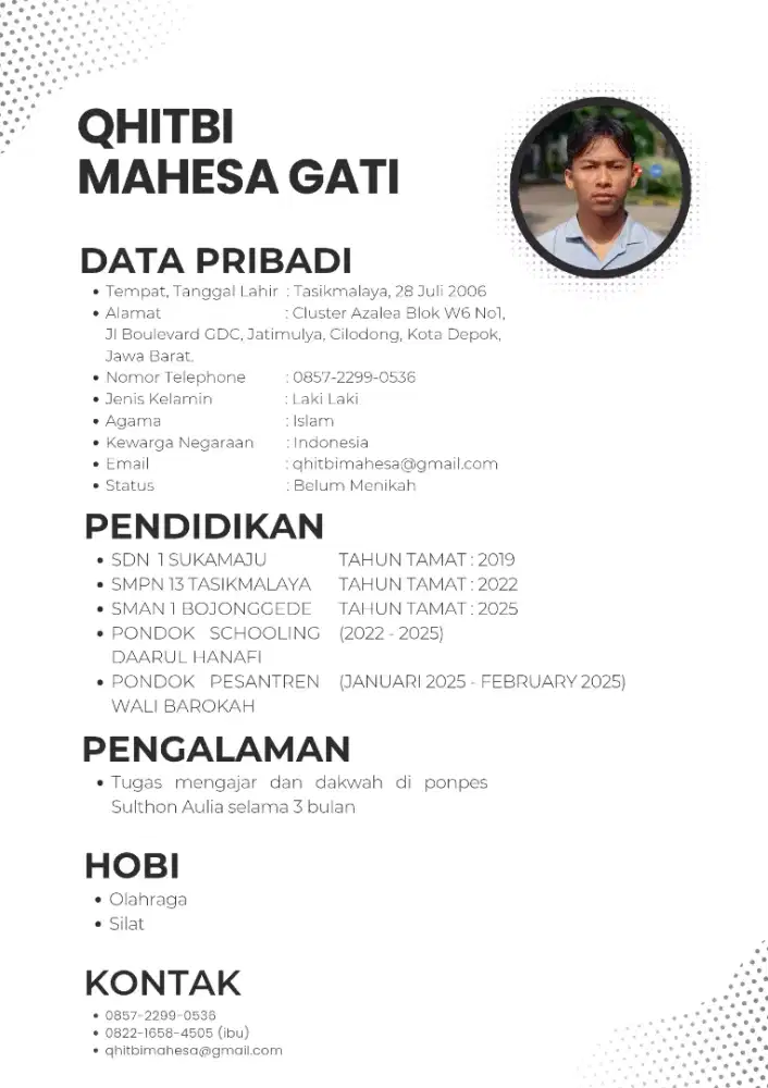 Mencari pekerjaan yang sesuai dan halal