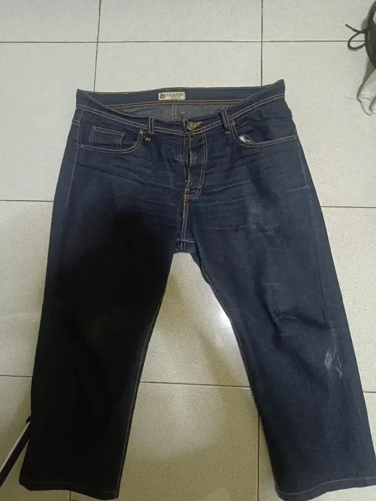 celana denim second