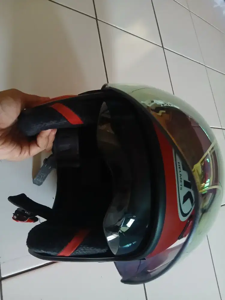 Dijual Helm NHK Double Visor SNI Original