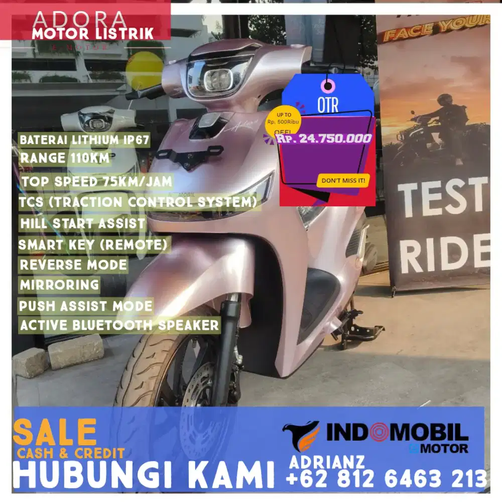 Adora Indomobil E-Motor