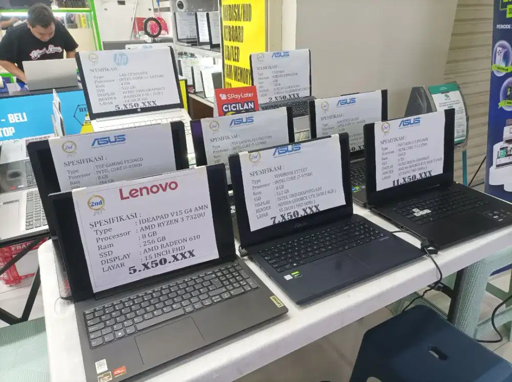 BELI LAPTOP DAN PRINTER MURAH NEW/SECOND READY
