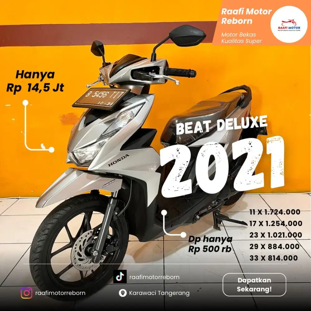 BEAT DELUXE 2021 MOKAS BERKUALITAS SUPER & BERGARANSI CASH/KREDIT
