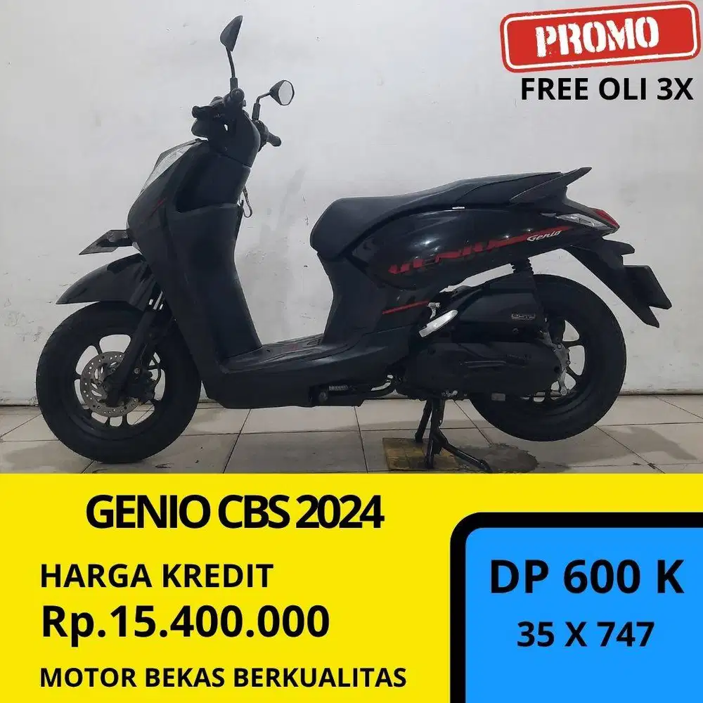 Honda Genio CBS 2024 Mokas Bergaransi Guys
