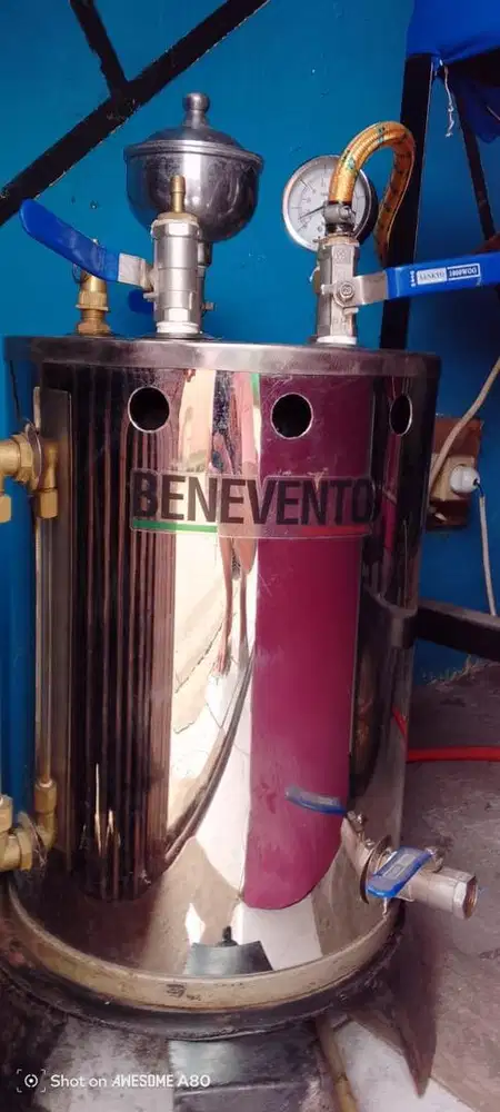 DIJUAL SETRIKA UAP LENGKAP BOILER 10liter
