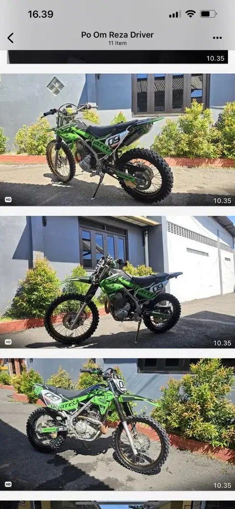 Bismillahirrohmanirrohim Dijual KLX 230cc tahun 2020