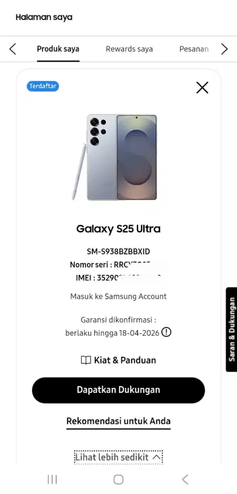 Samsung S25 Ultra Titanium Silver Blue