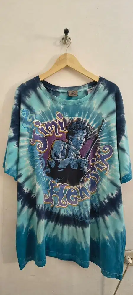 Kaos Band Vintage Jimmy Hendrik Original Liquid blue