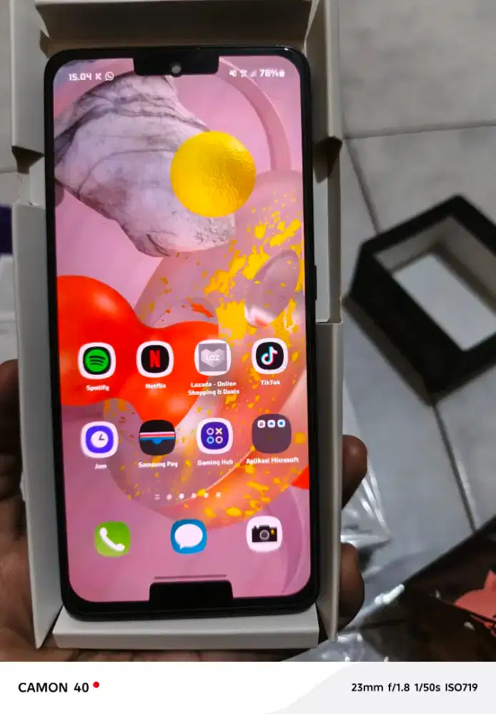 Samsung series A 51 free casing hp