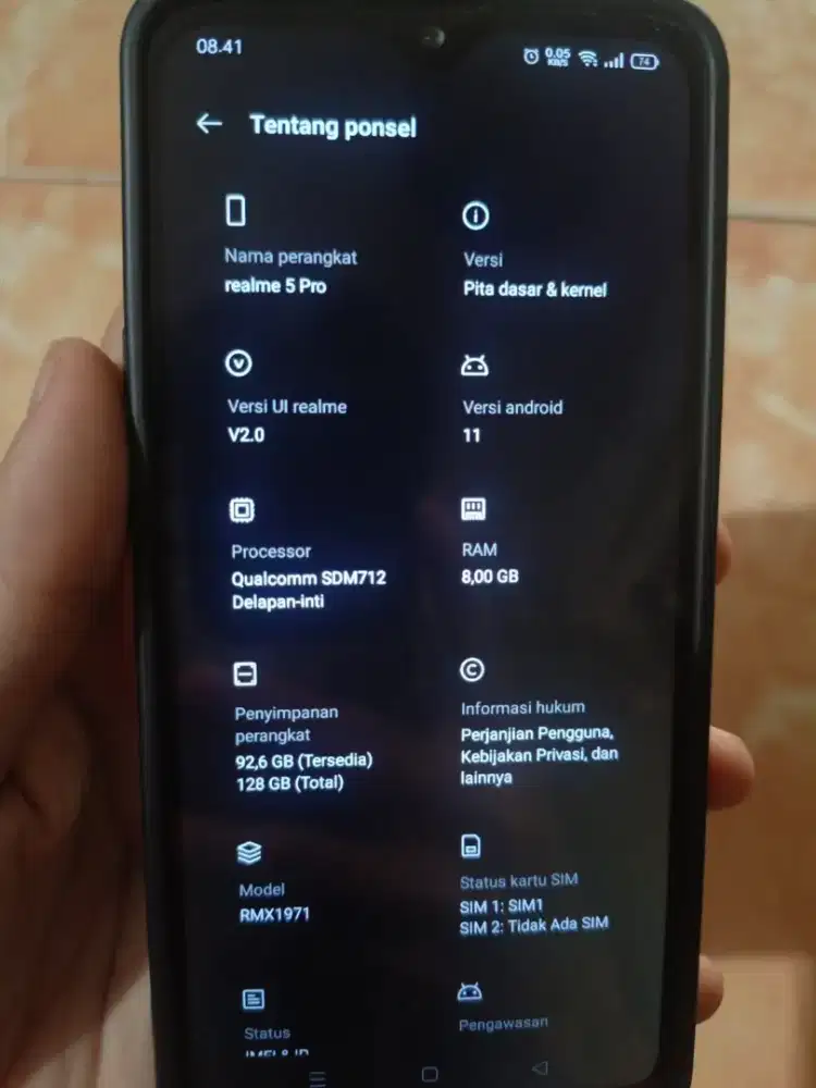 Realme 5 Pro Ram 8/128