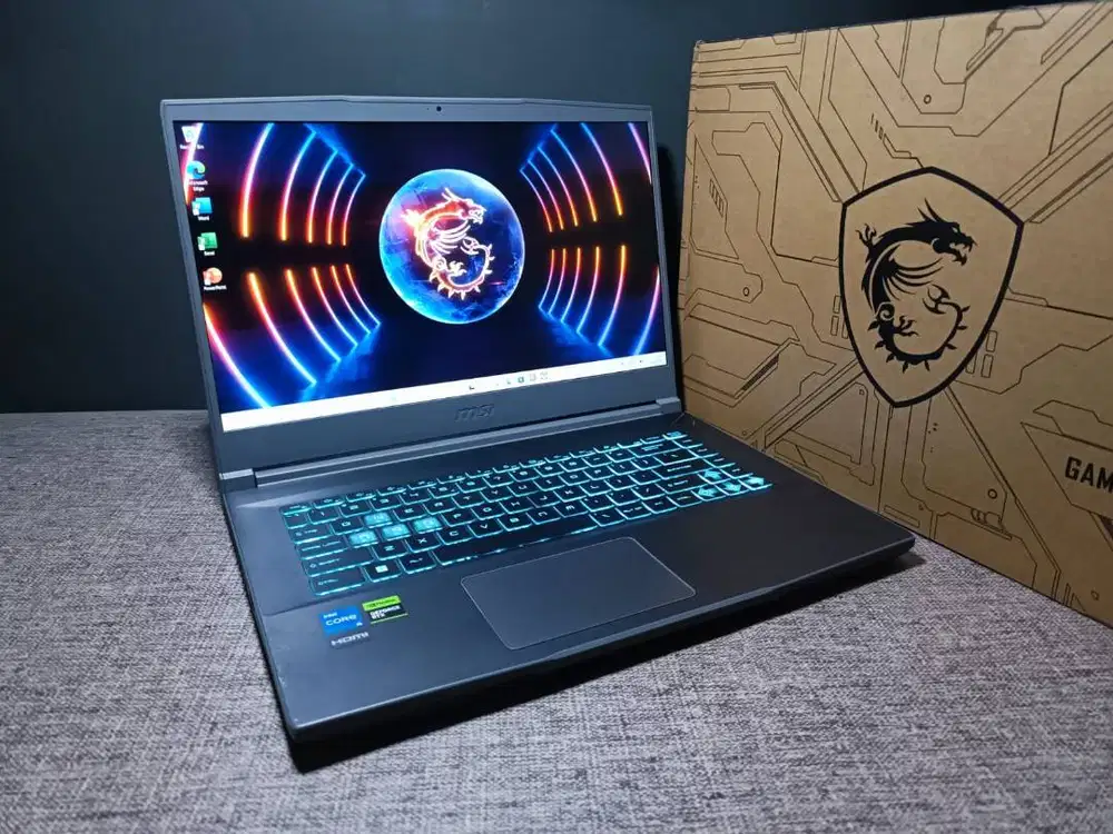 MSI Thin 15 B12VE i5 12450H 8/512 RTX 4050 6GB Fullset