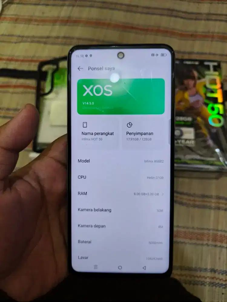 Infinix Hot 50 Ram 8/128