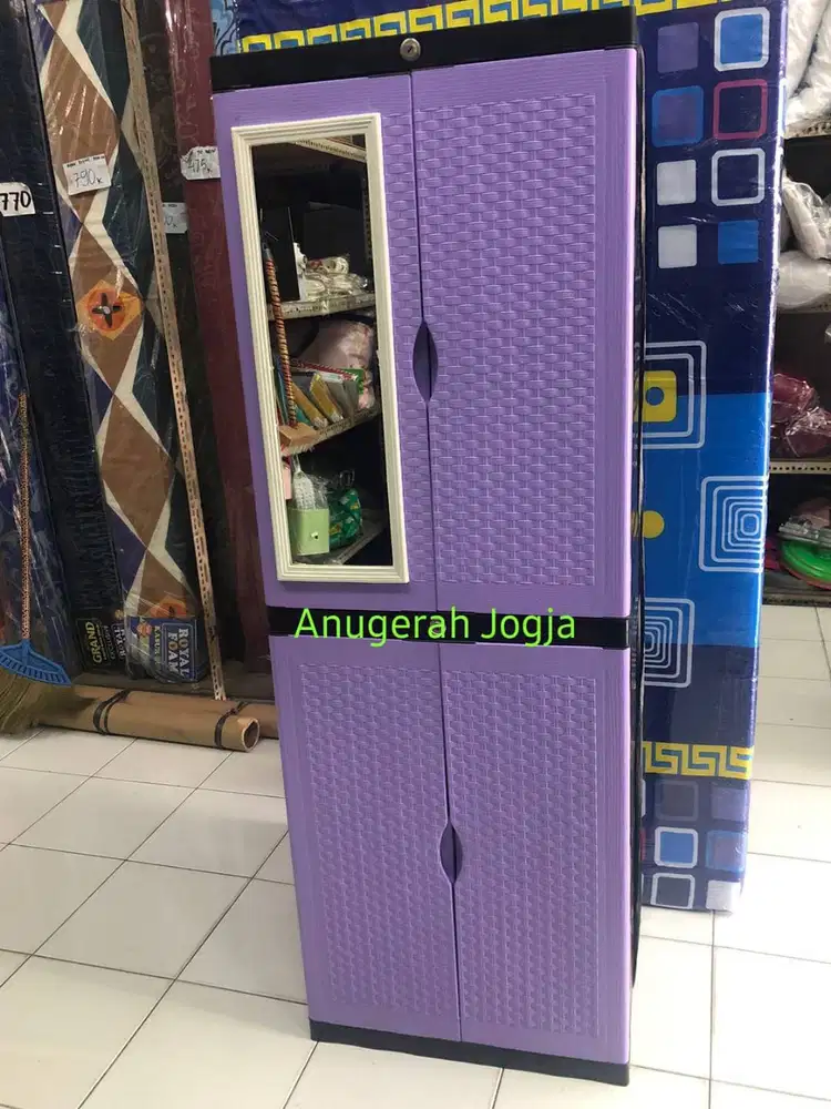 lemari plastik diva mini susun 4