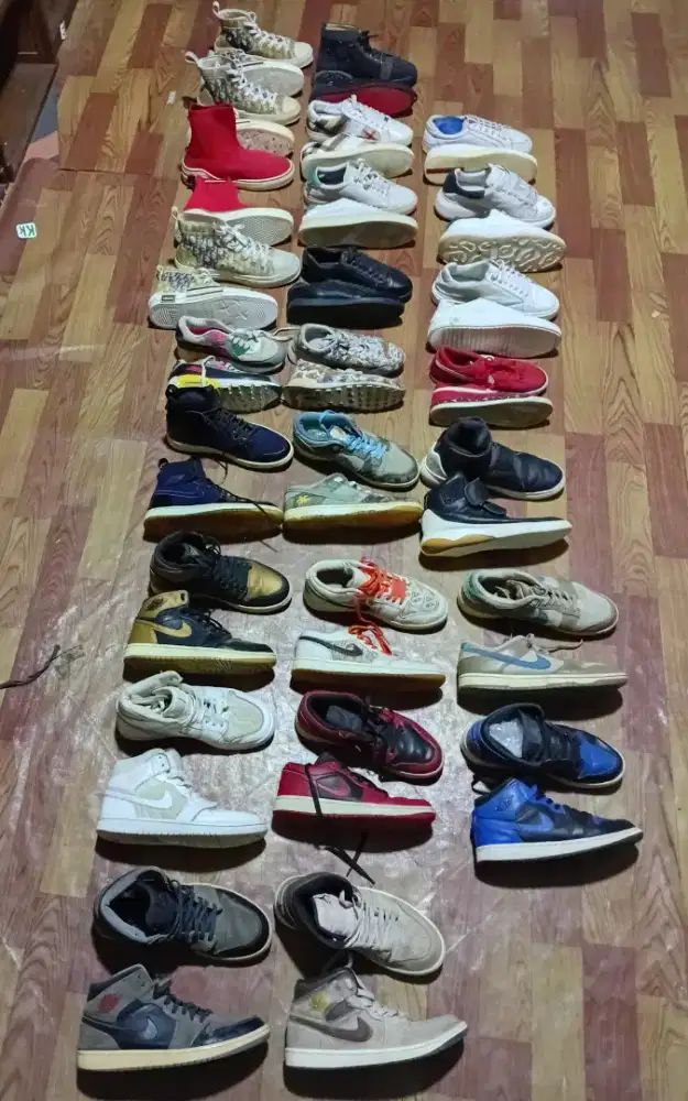 BORONGAN / TAKE ALL SNEAKERS AJ1 & ITALI 25 PASANG