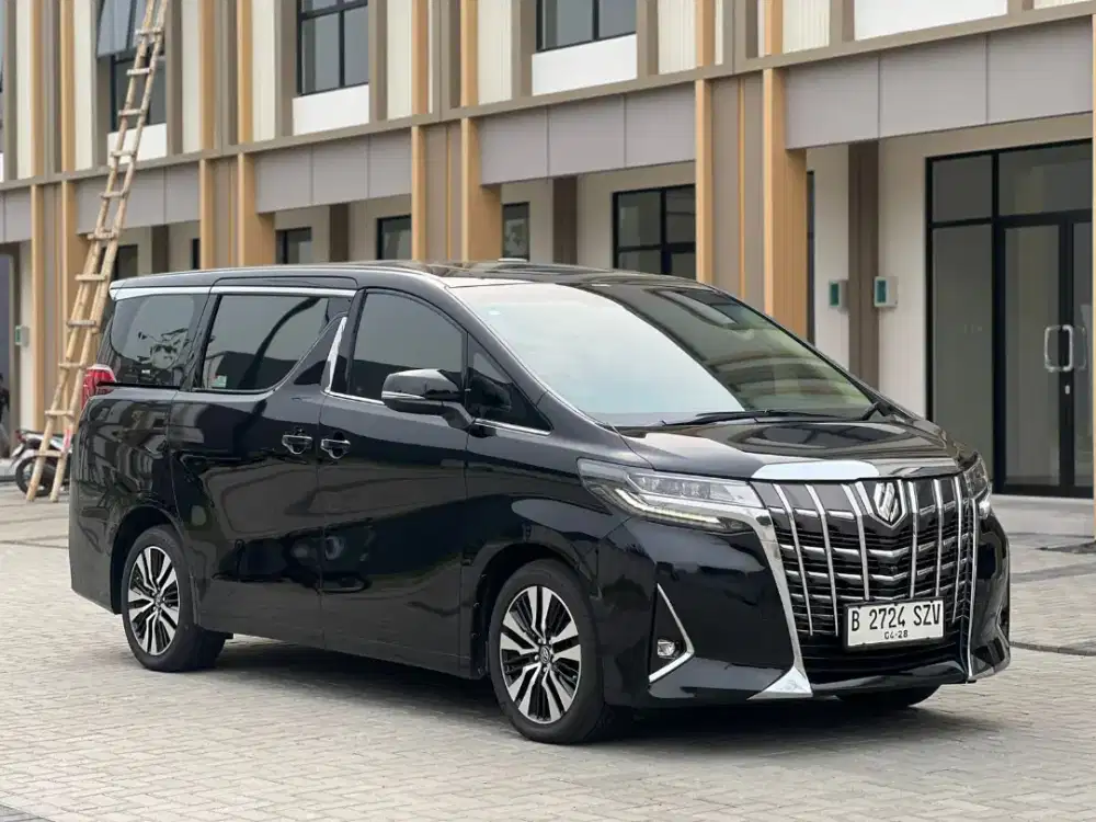 TOYOTA ALPHARD 2.5 G PILOT SEAT SUNROFR DOUBLE WARNA HITAM 2018 /2019