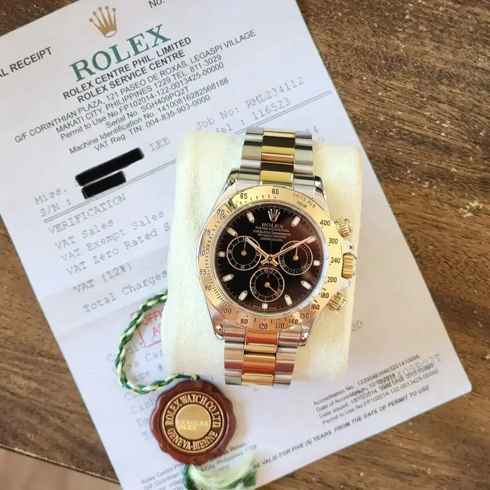 rolex daytona 2001 original