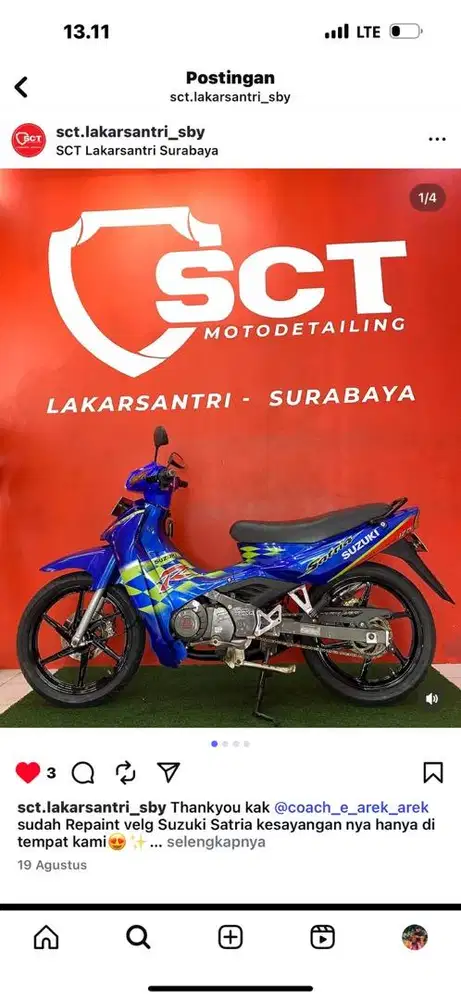 Satria lumba 2003
