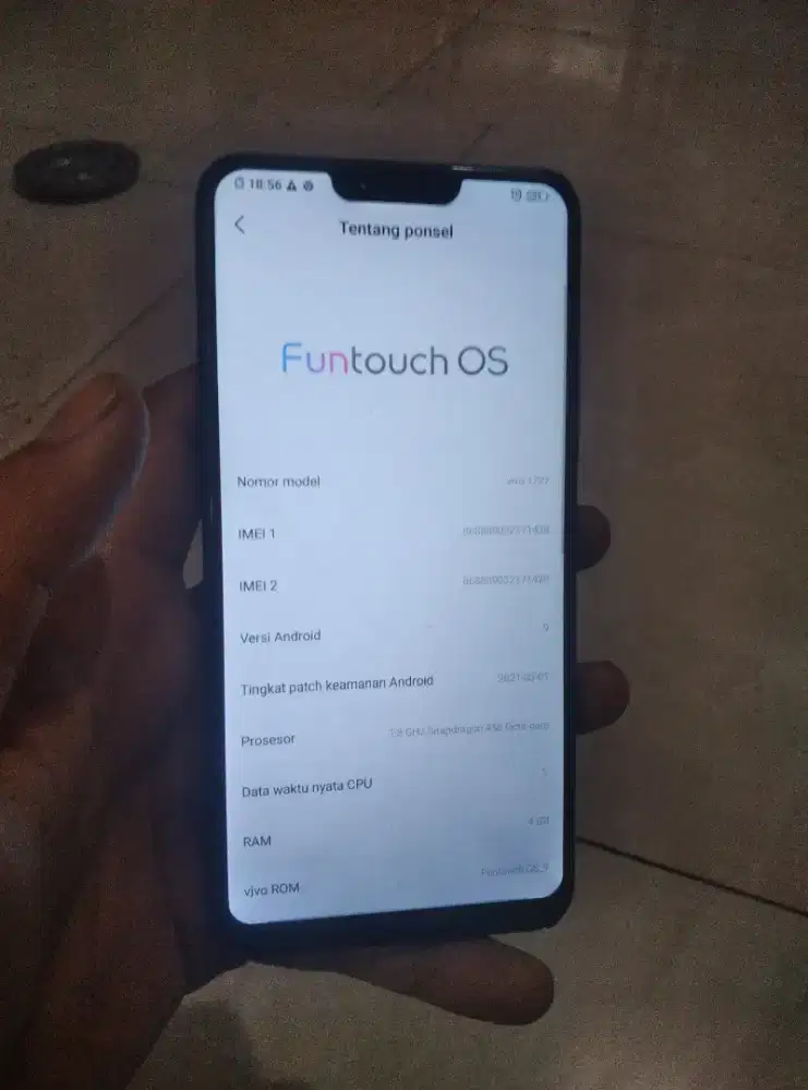 Vivo v9 mulpis segel orian