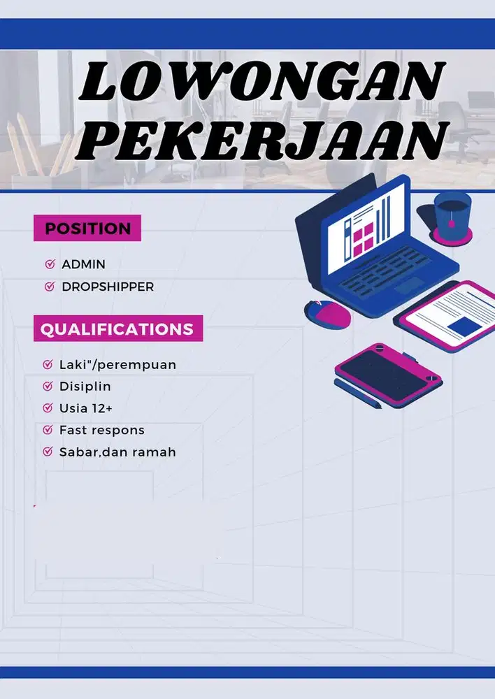 Lowongan kerja admin online