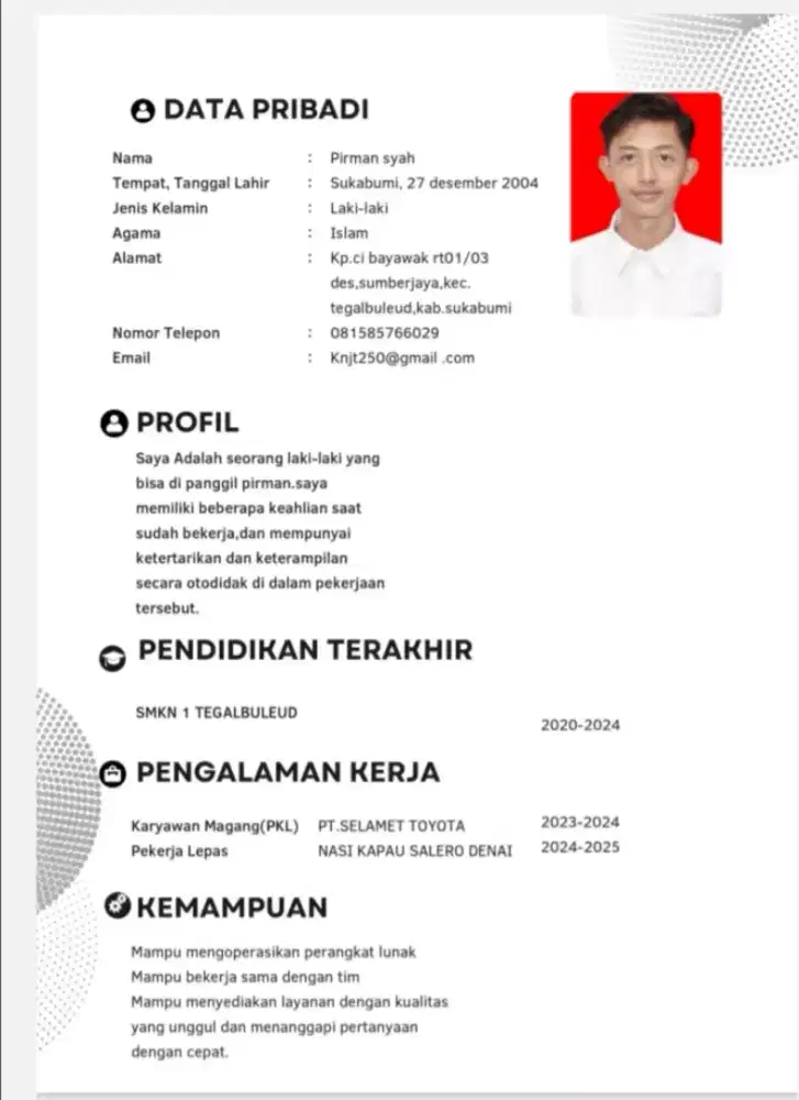 Mencari pekerjaan yang sesuai