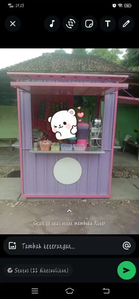 Box Countainer untuk jualan
