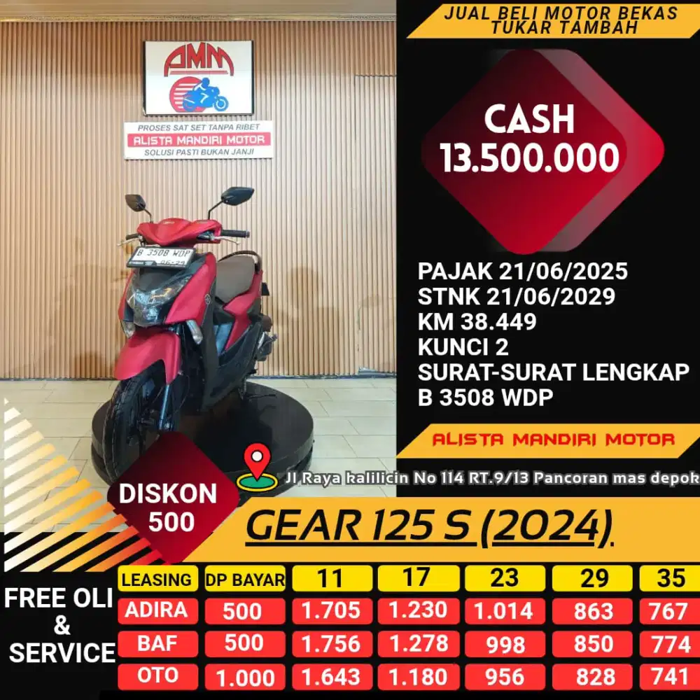 Yamaha Gear 125 S 2024