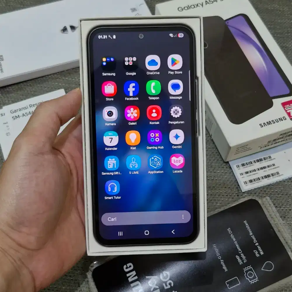 Samsung A54 5G 256GB Awesome Graphite Ex Garansi Resmi SEIN Indonesia
