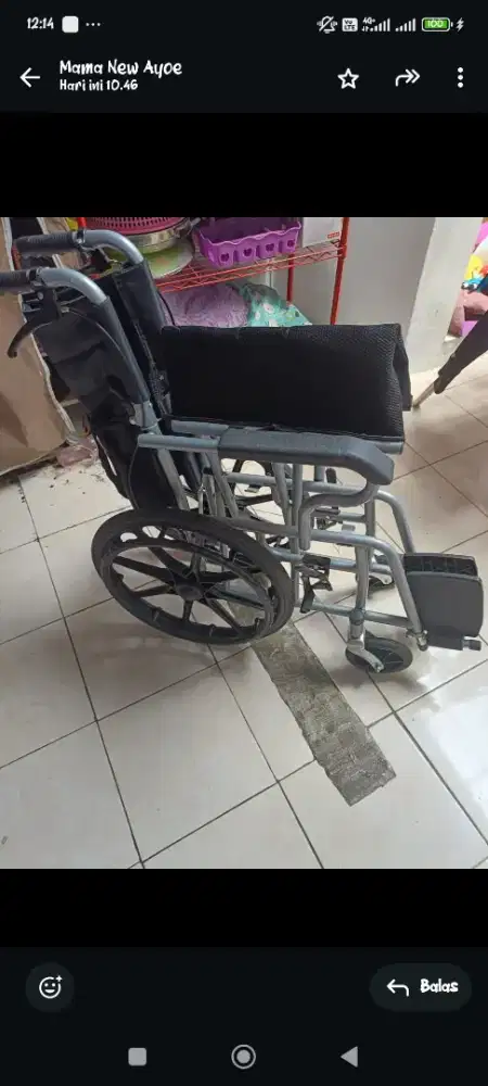 Kursi roda 800 rb