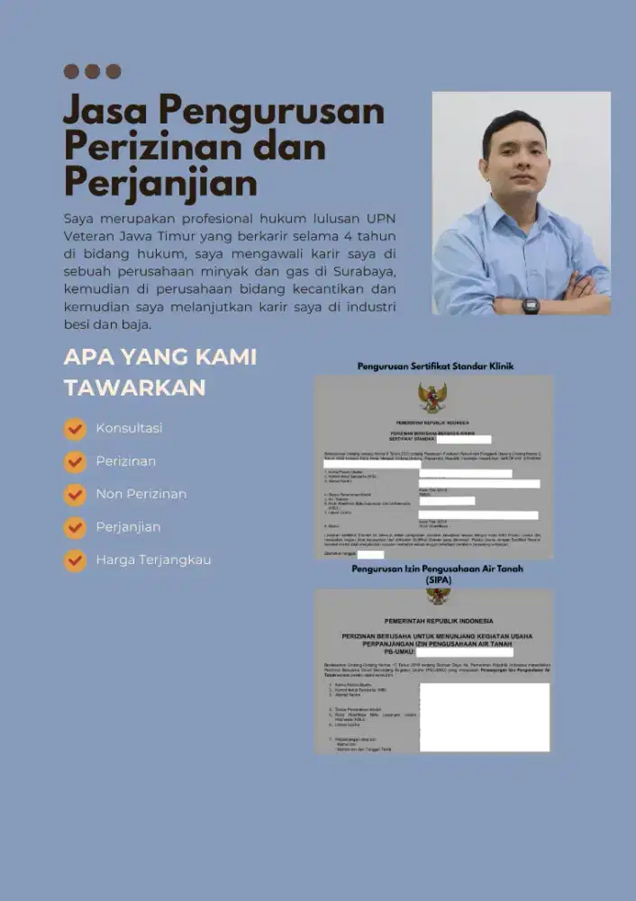 Pengurusan Perizinan dan Perjanjian