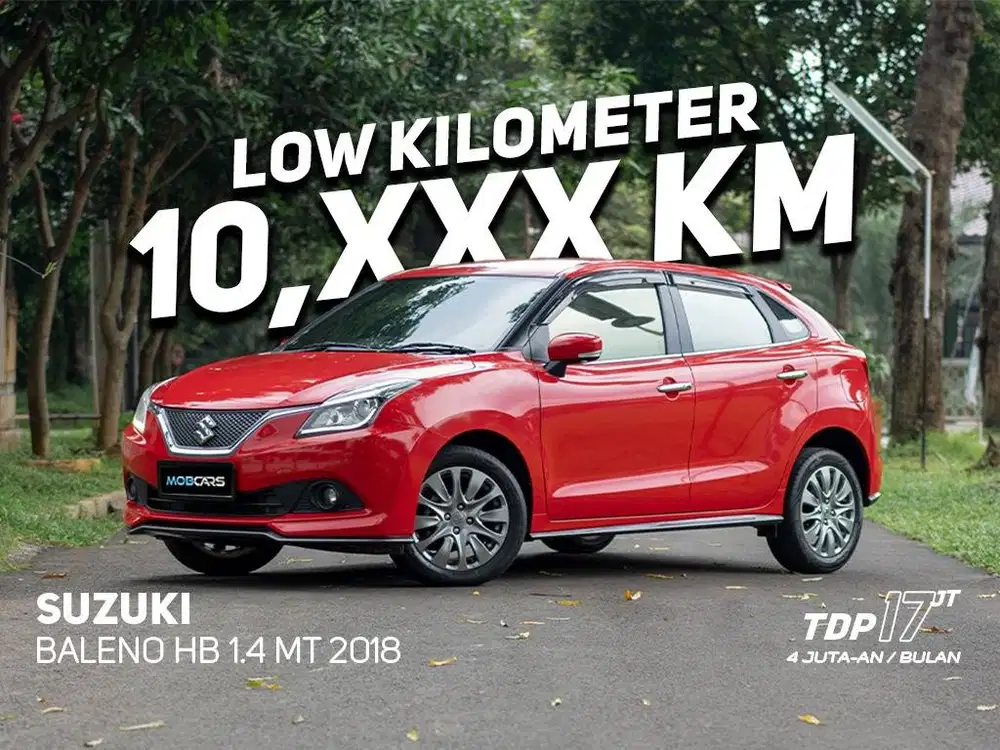 FREE BBM FULL TANK BALENO HATCHBACK 1.4 MT MANUAL 2017 MERAH
