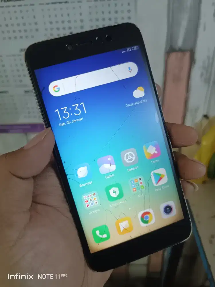 Redmi not 5a prime ram 4/64gb hp aja
