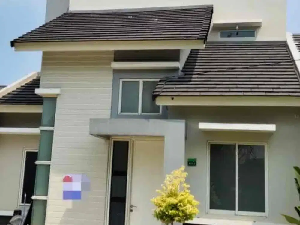 dijual rumah murah harga dibawah pasaran di perumahan serpong garden cluster green view, kel. cubogo, kec. cisauk, kab. tangerang
