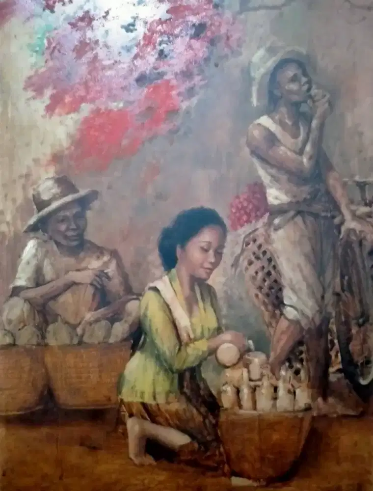 Jual lukisan karya pelukis Miftah Abdul Hadi