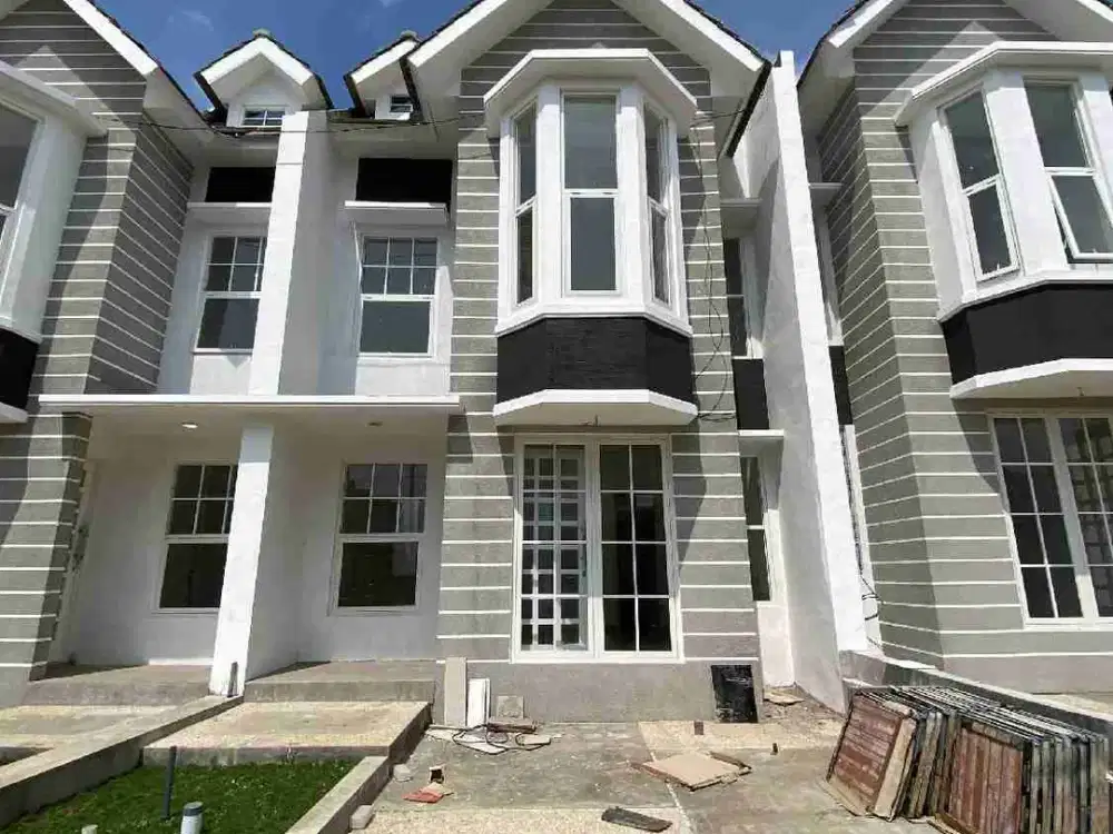 h077 Rumah Baru Gress Desain American Modern Hanya 800 jt ,siap huni