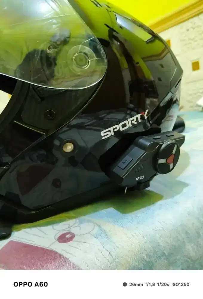 Helm DYR SPORT+ intercom ukuran M
