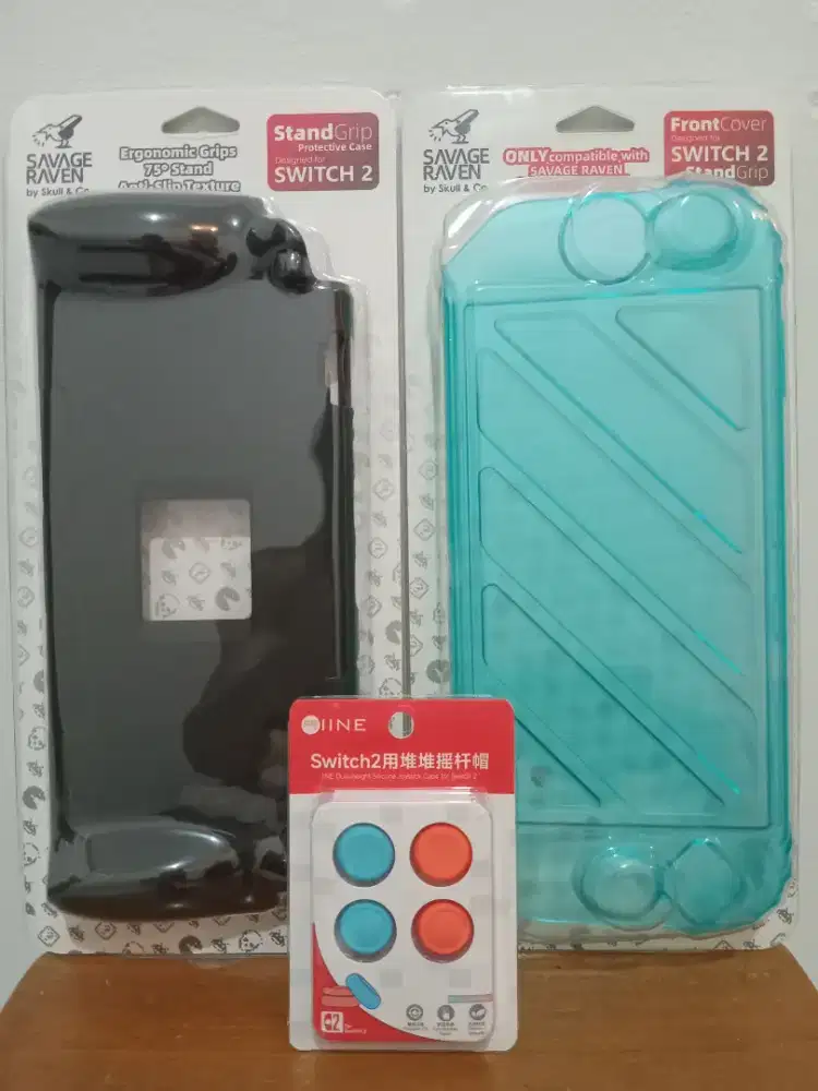 Savage raven stand grip + cover for nintendo switch 2