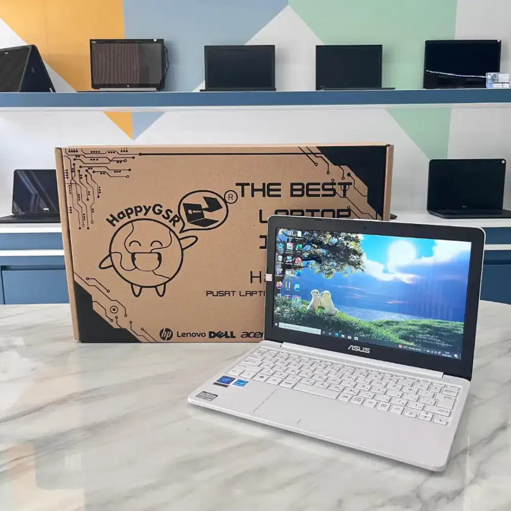 [As10] Laptop Asus Editing&Desain 4GB SSD 12inch Cocok Untuk Pelajar