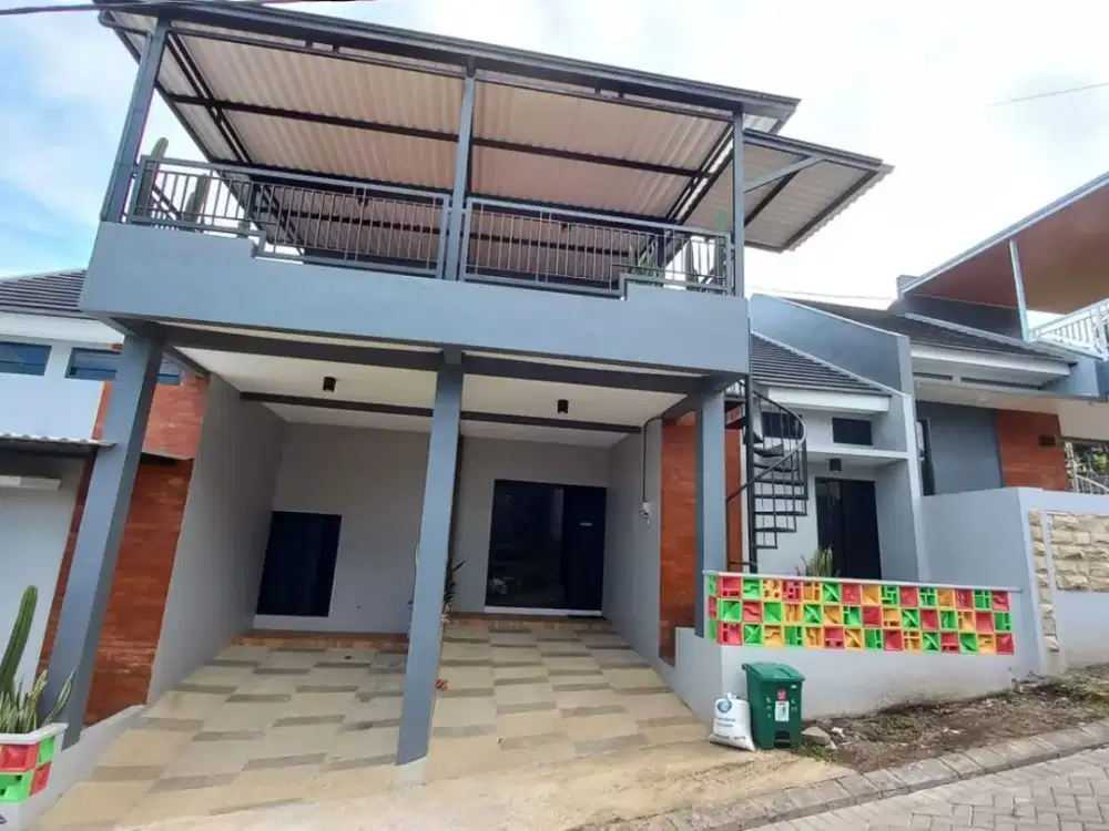 Rumah 2lt mezzanine murah dekat wisata