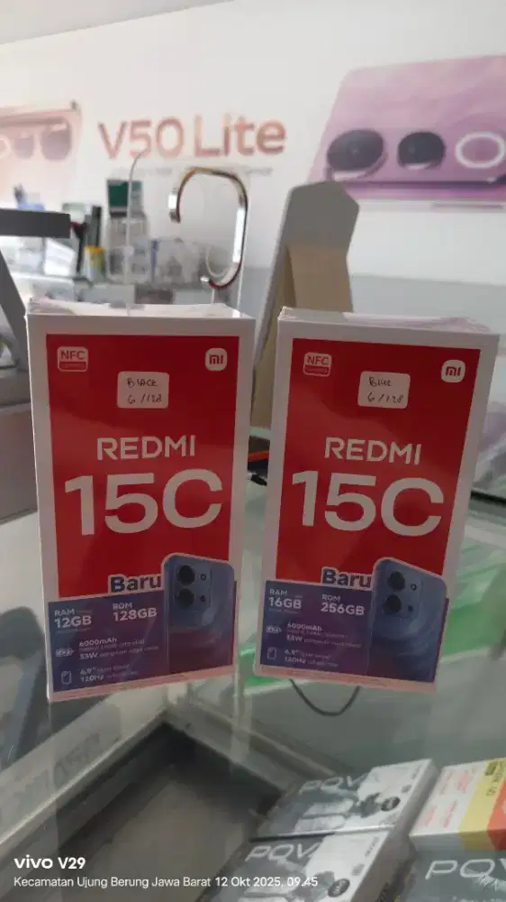 Redmi 15C 6+6/128gb NFC Baru spesial promo