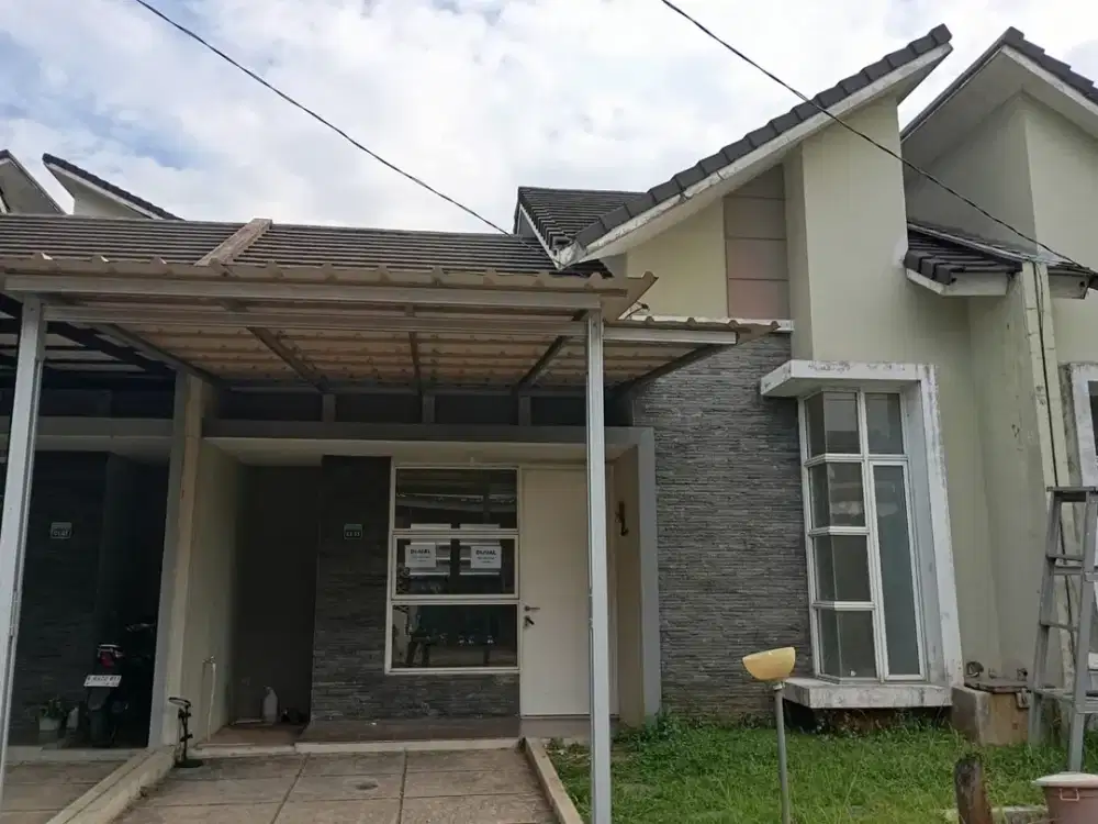 Dijual Rumah 1 lantai cluster green garden,serpong garden 2