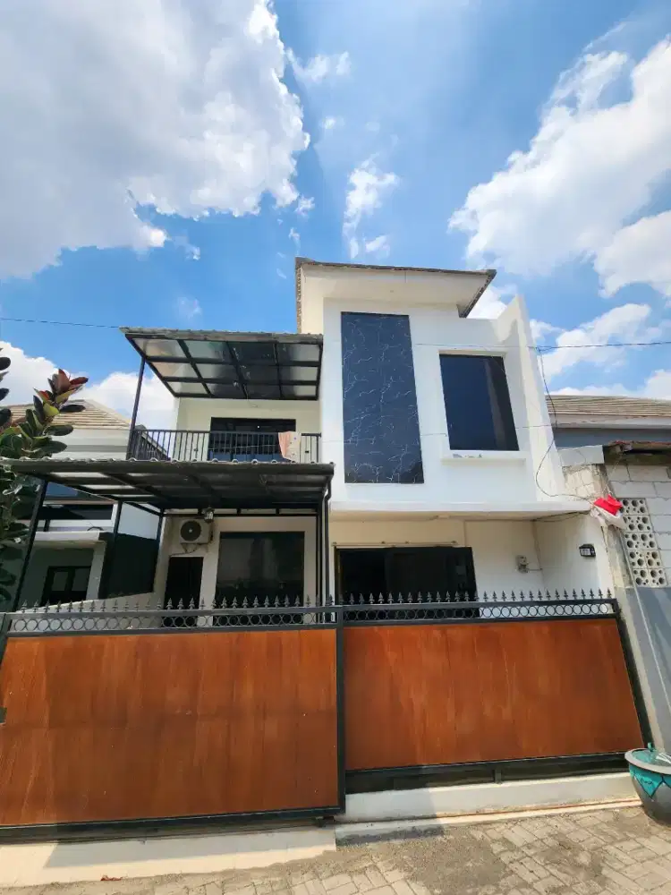 Kontrakan rumah 2 lantai full furnish