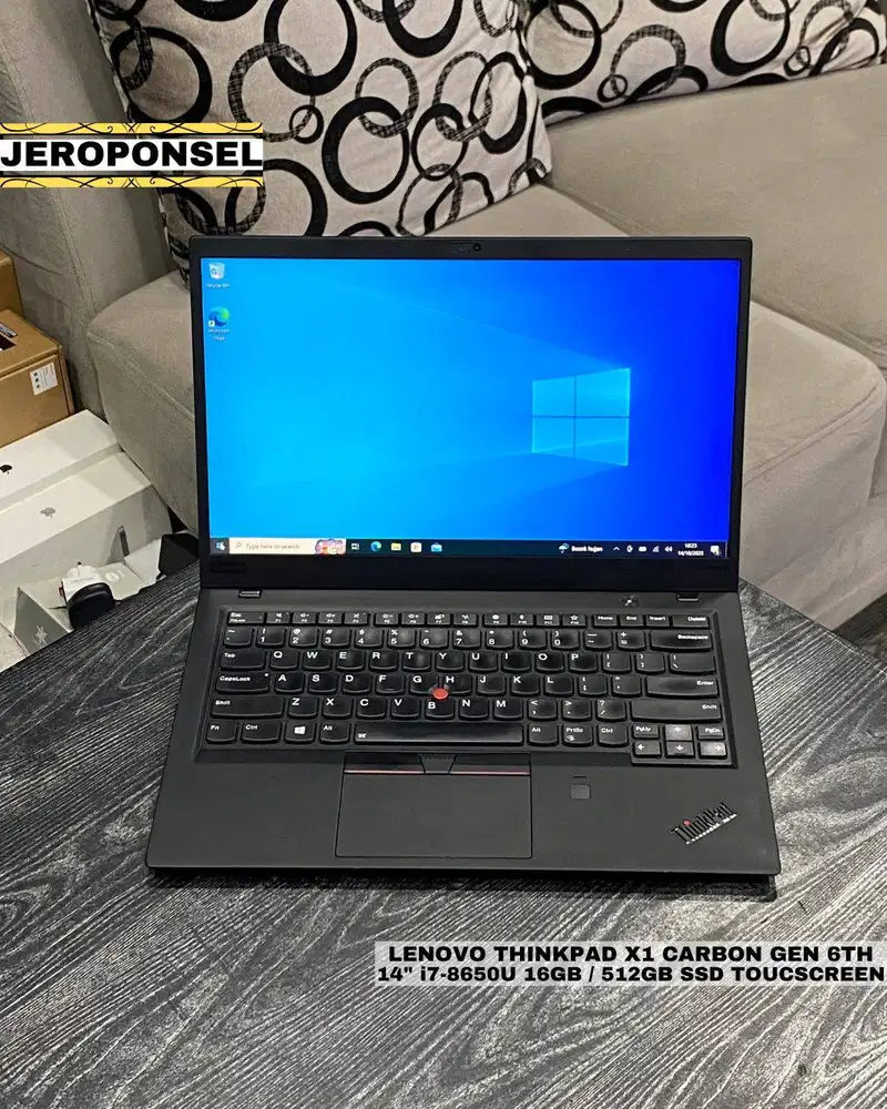 LENOVO THINKPAD X1 CARBON GEN 6TH 14  i7-8650U 16GB / 512 TOUCHSCREEN