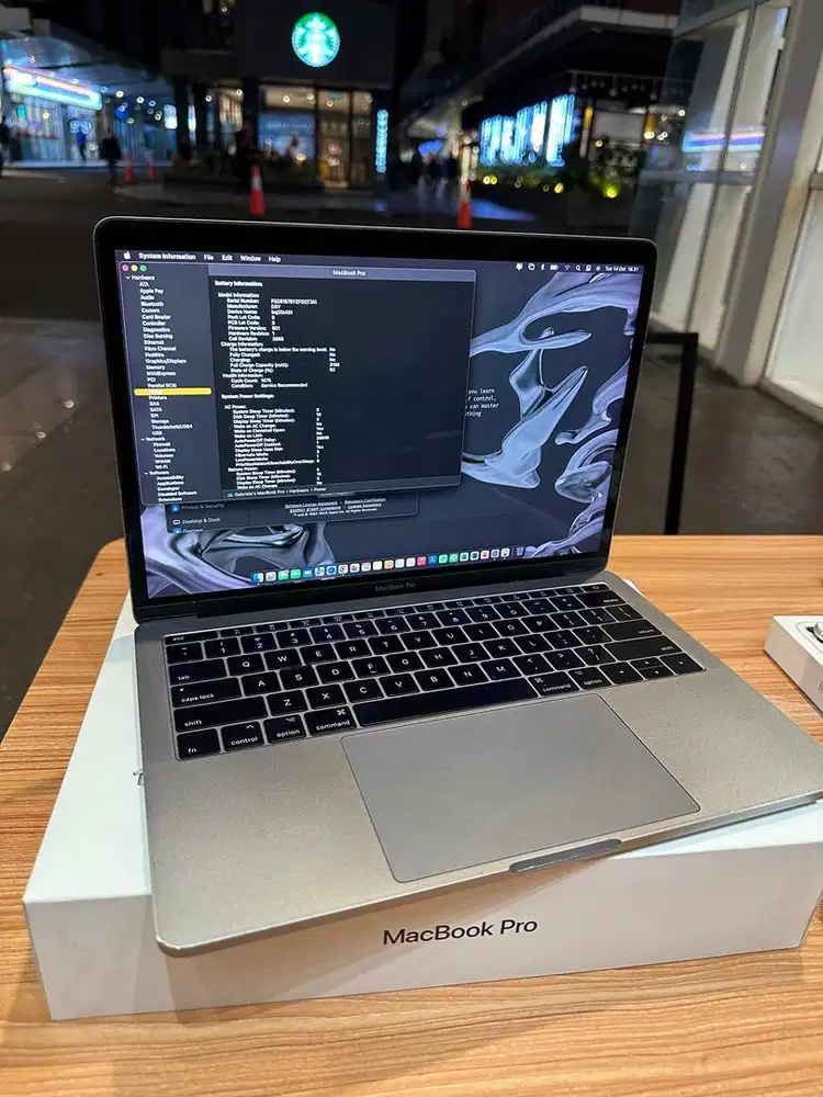 Macbook pro 2017 128gb ibox