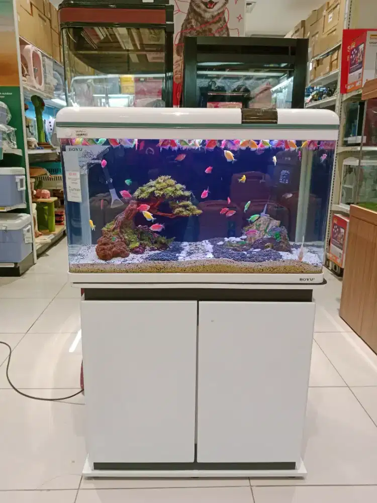 kredit aquarium set kabinet murah syrt cuma ktp via home credit