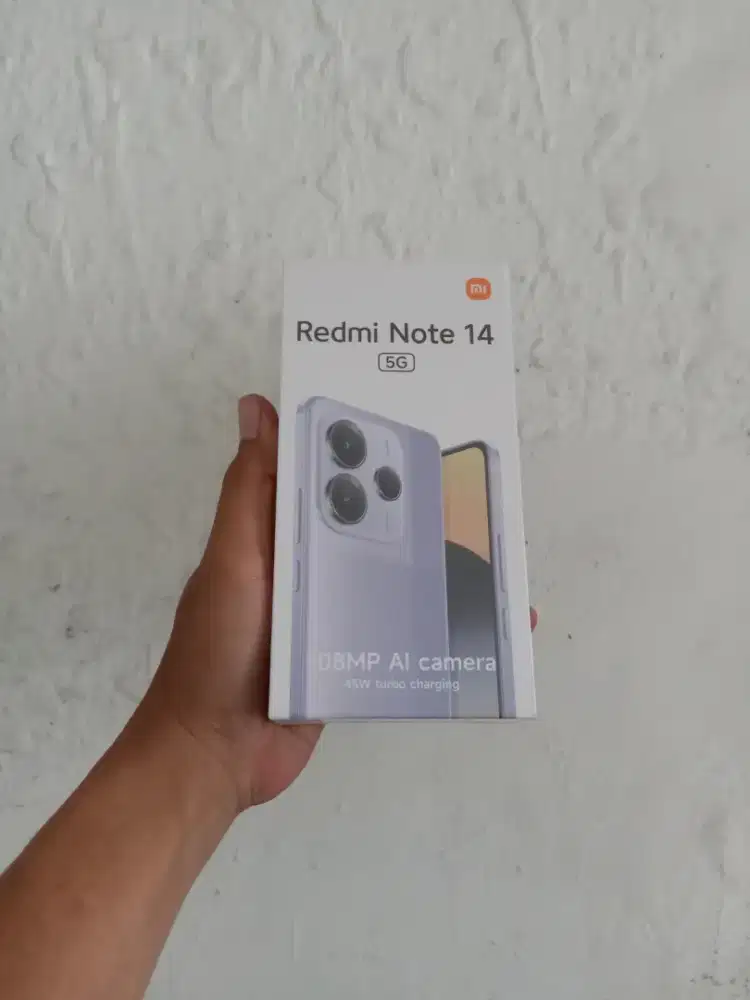 [ Fast respon WA ] Xiaomi Redmi Note 14 5G 8/256 Garansi resmi 15bln