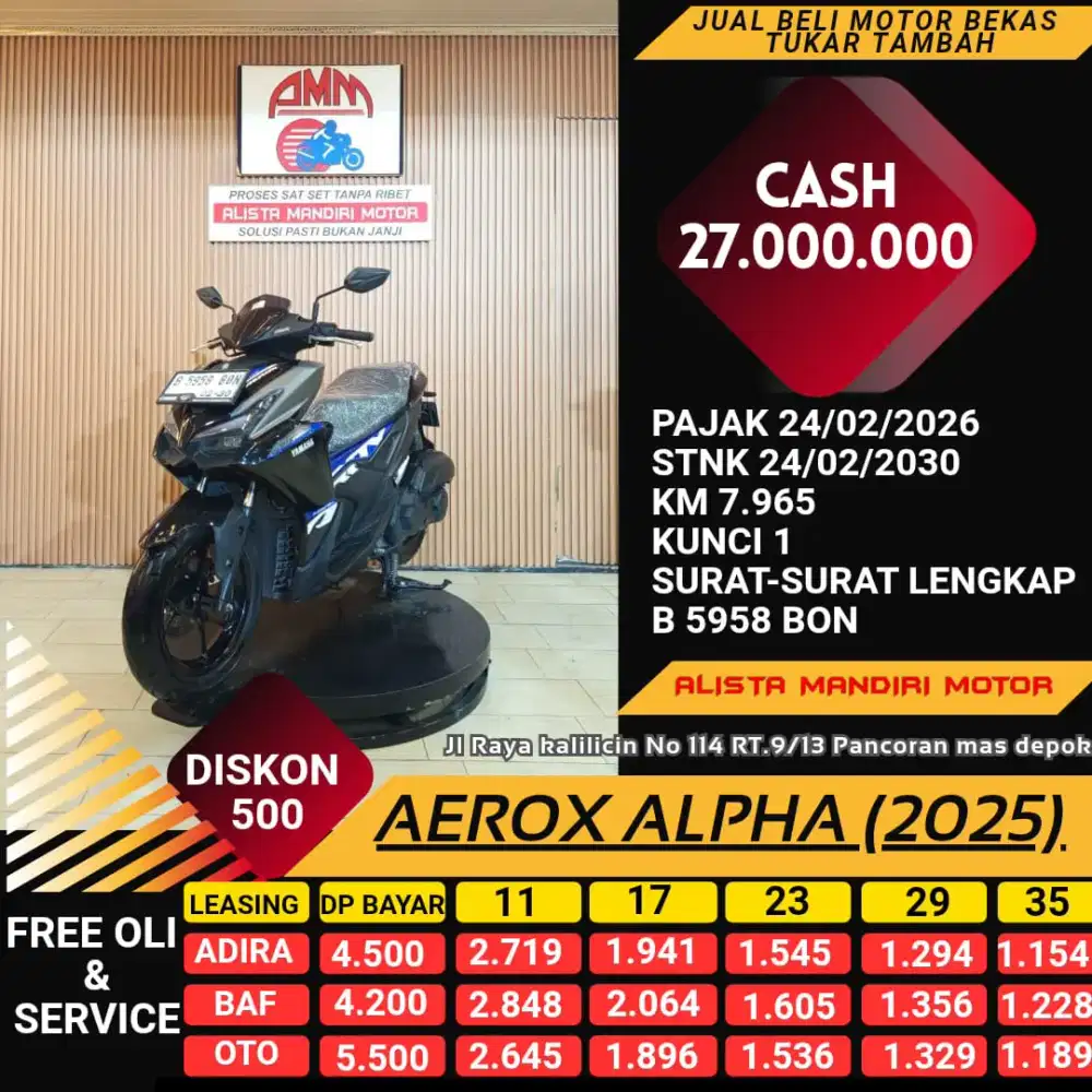 Yamaha Aerox Alpha 2025