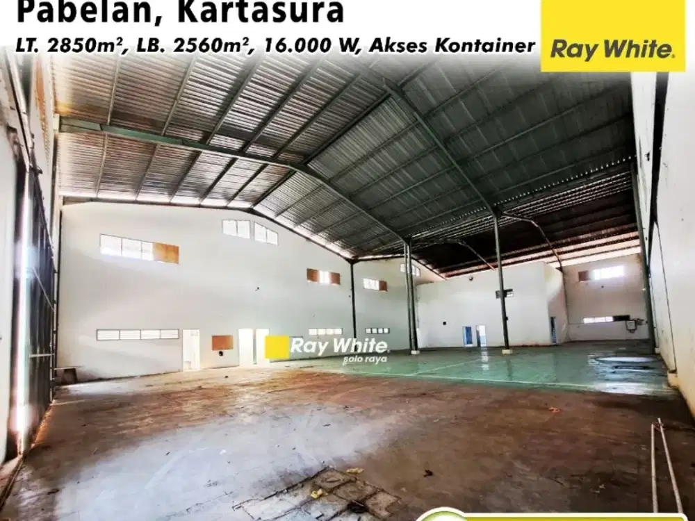 Gudang Disewakan Zona Industri Pabelan Sukoharjo, Siap Pakai