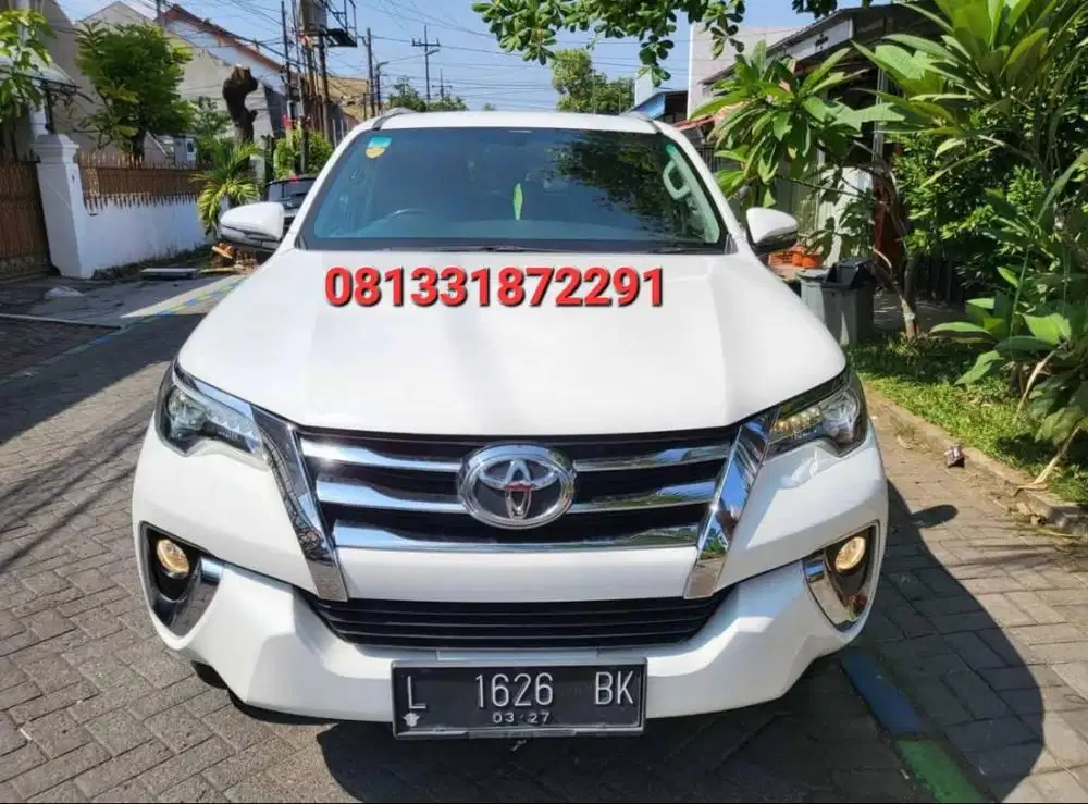 TOYOTA FORTUNER 2.4 VRZ DISEL MATIC FACELIFT 2017 PUTIH SURABAYA