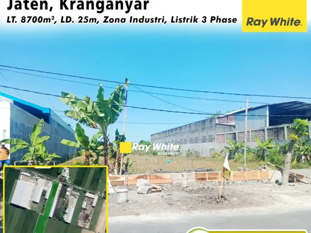 Tanah Dijual Zona Industri Karanganyar, Dekat Pintu Tol