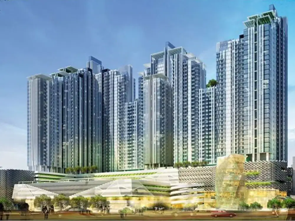 disewakan apartemen Anderson 2 BR full furnish lantai 12 hanya 55jt/th